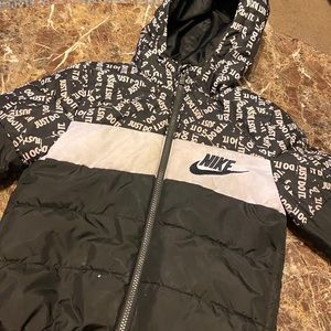boys nikey coat, used size 7